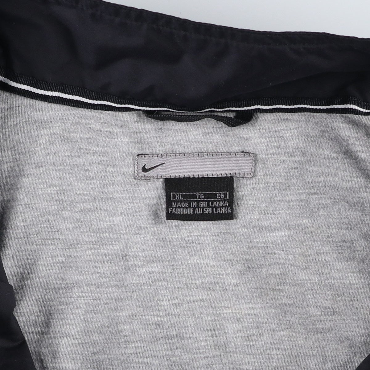 00'S Nike Nylon Jacket Men's XL Nylon black type Vintage Second Hand