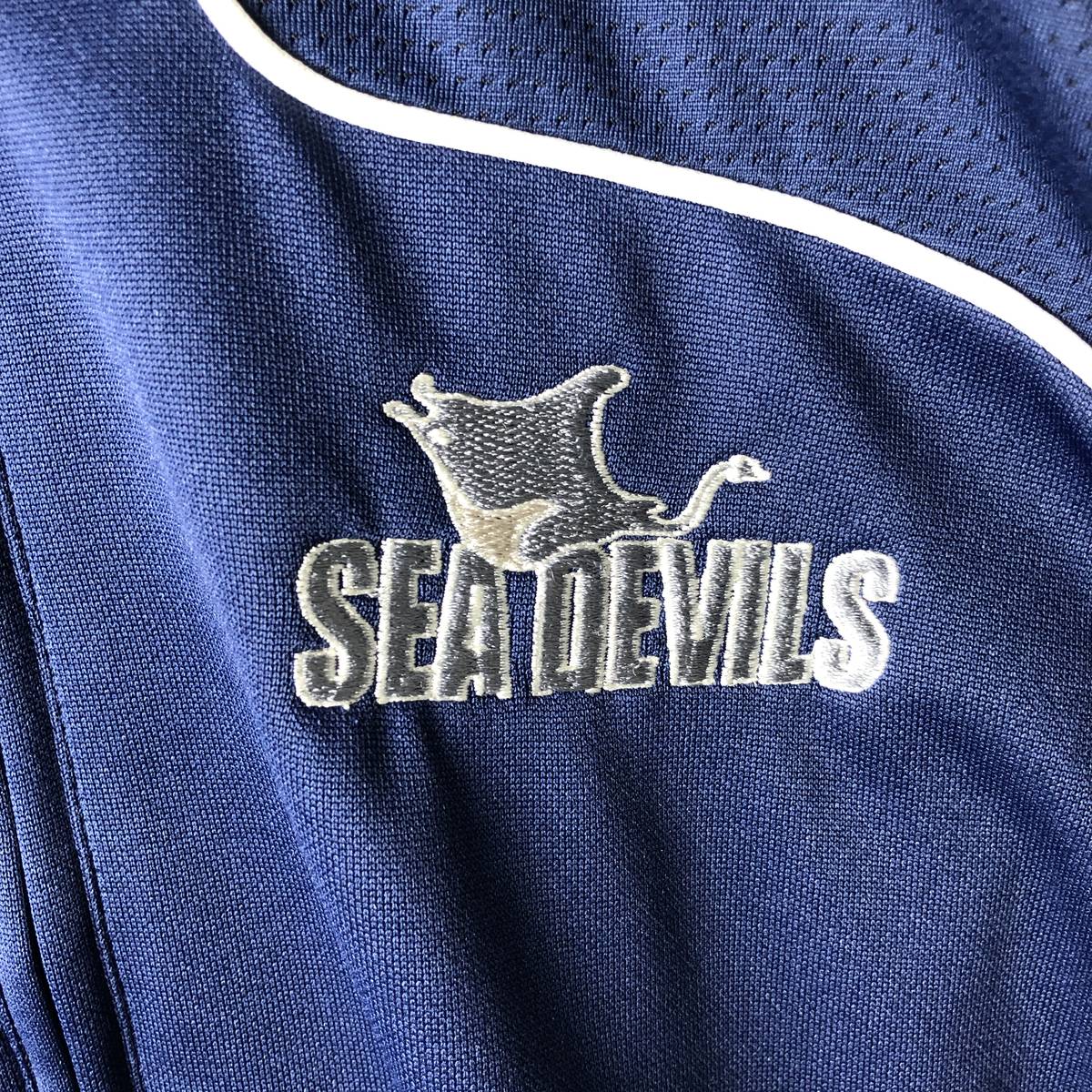 00'S adidas jersey track jacket, men's XL size polyester blue type Vintage Second Hand