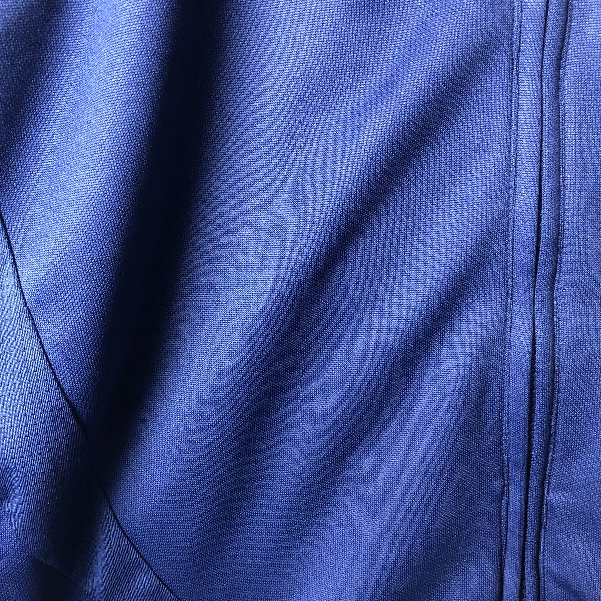 00'S adidas jersey track jacket, men's XL size polyester blue type Vintage Second Hand