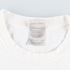00'S Nike logo print T-shirt, men's XL size cotton white type Vintage Second Hand