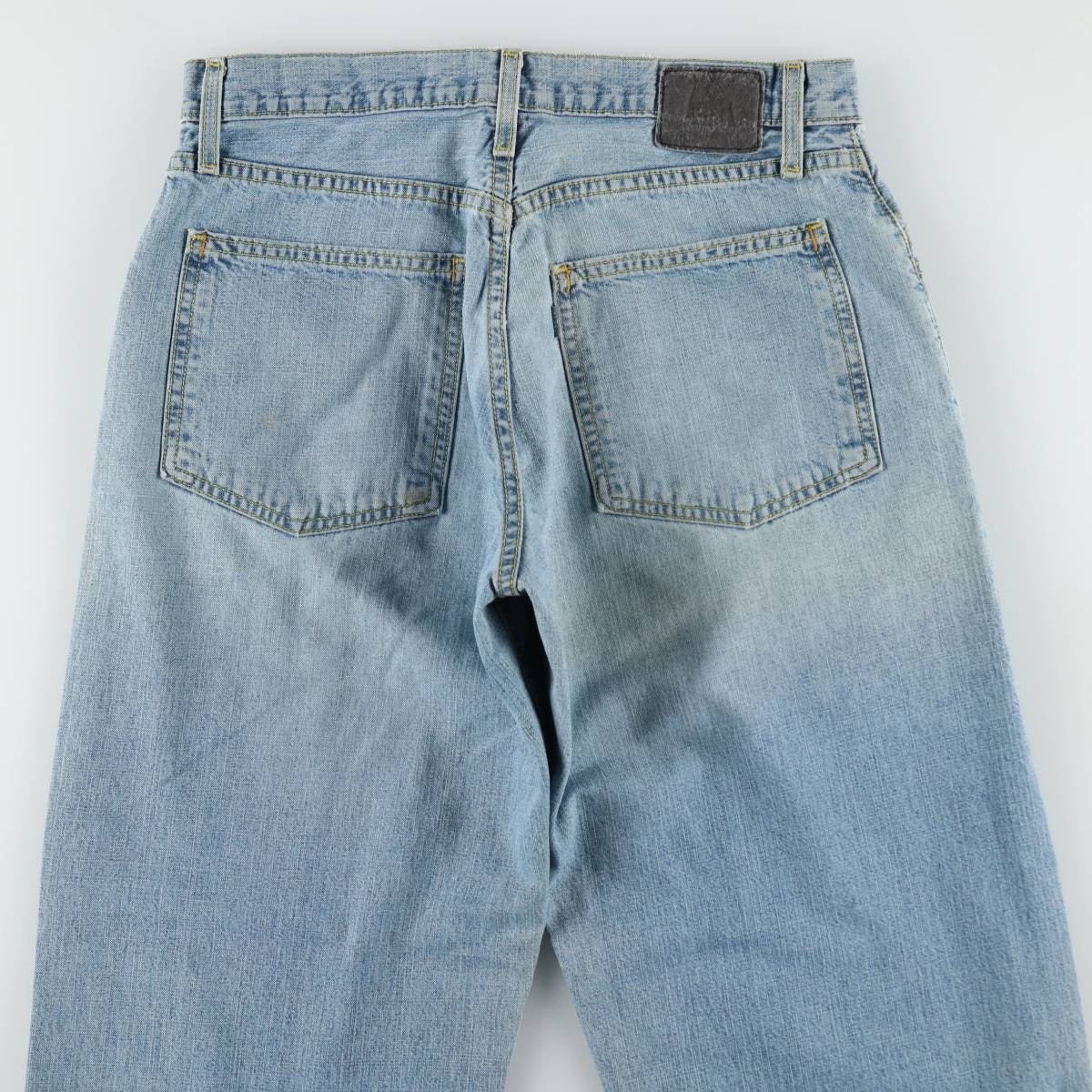 00'S Levi's SILVER TAB BAGGY tapered denim pants for men, size w31 cotton blue type Vintage Second Hand