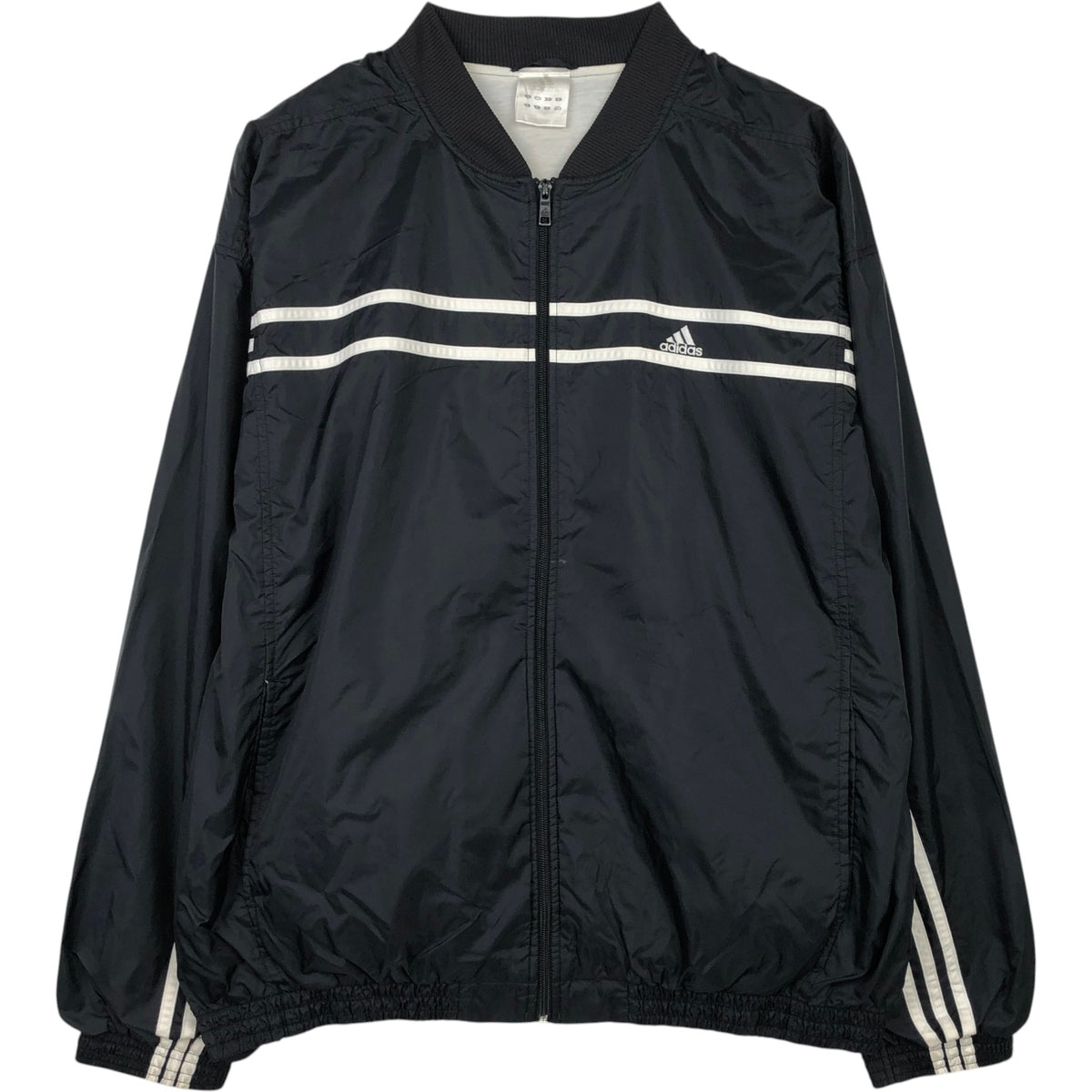 00'S Adidas nylon jacket, men's XL size Nylon black type Vintage Second Hand