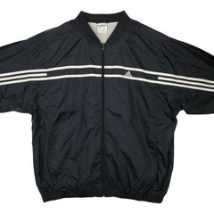 00'S Adidas nylon jacket, men's XL size Nylon black type Vintage Second Hand