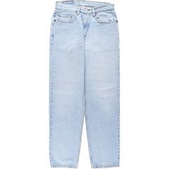 00'S Levi's 550 Relaxed Fit Tapered Denim Pants for Men, W31 cotton blue type Vintage Second Hand