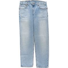 00'S Levi's 505 REGULAR FIT STRAIGHT LEG tapered denim pants made in USA, men's w36 equivalent cotton blue type Vintage Second Hand