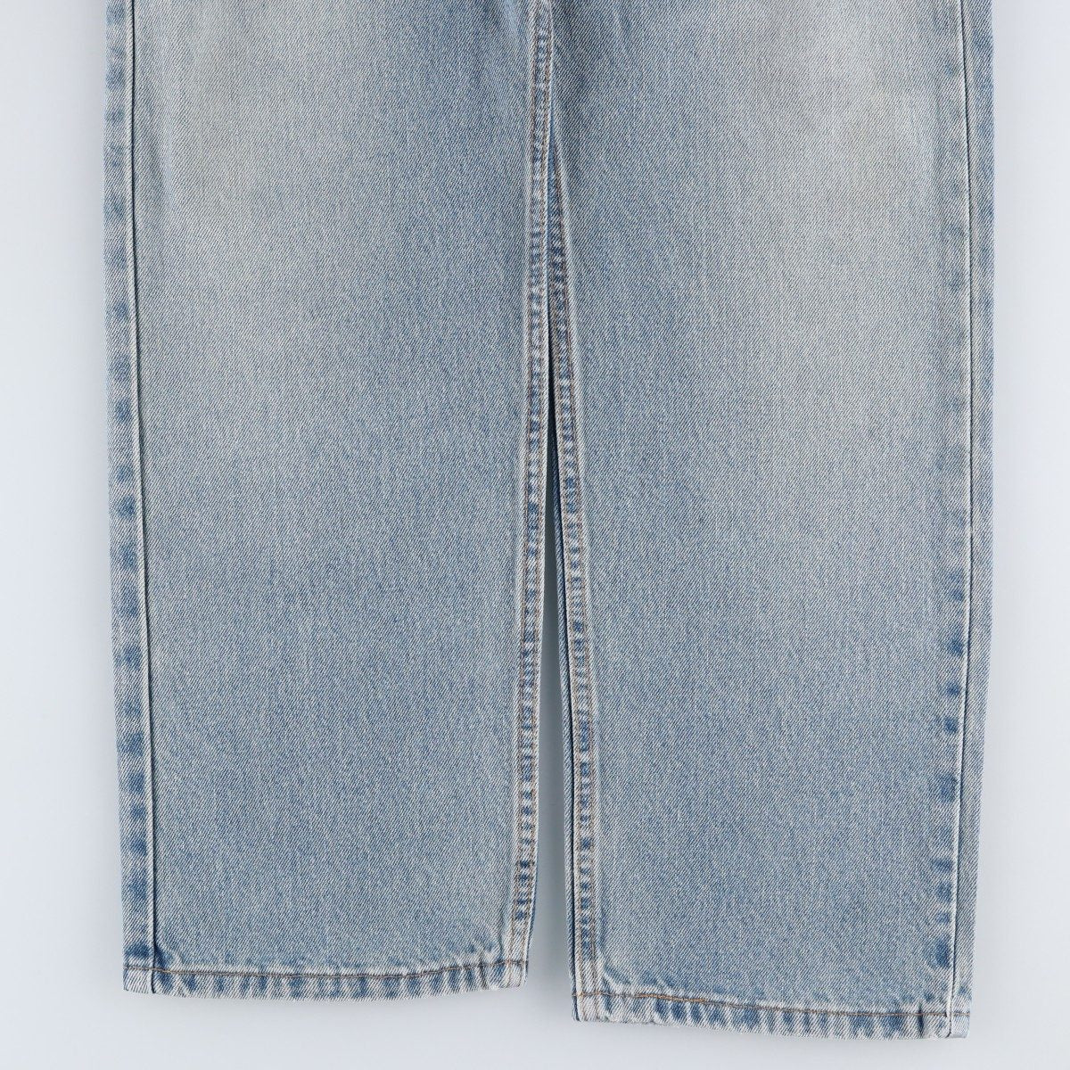 00'S Levi's 505 REGULAR FIT STRAIGHT LEG tapered denim pants made in USA, men's w36 equivalent cotton blue type Vintage Second Hand