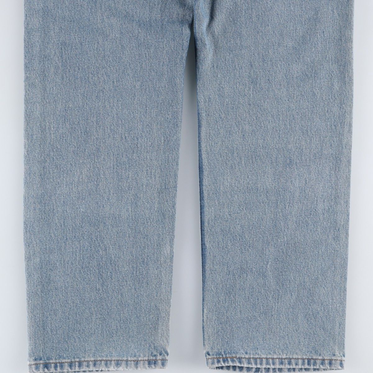 00'S Levi's 505 REGULAR FIT STRAIGHT LEG tapered denim pants made in USA, men's w36 equivalent cotton blue type Vintage Second Hand