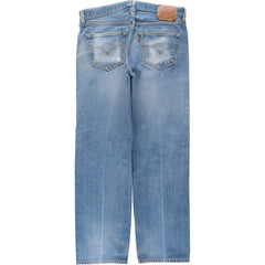 00'S Levi's 501-0115 straight denim pants for men, size w35 cotton blue type Vintage Second Hand