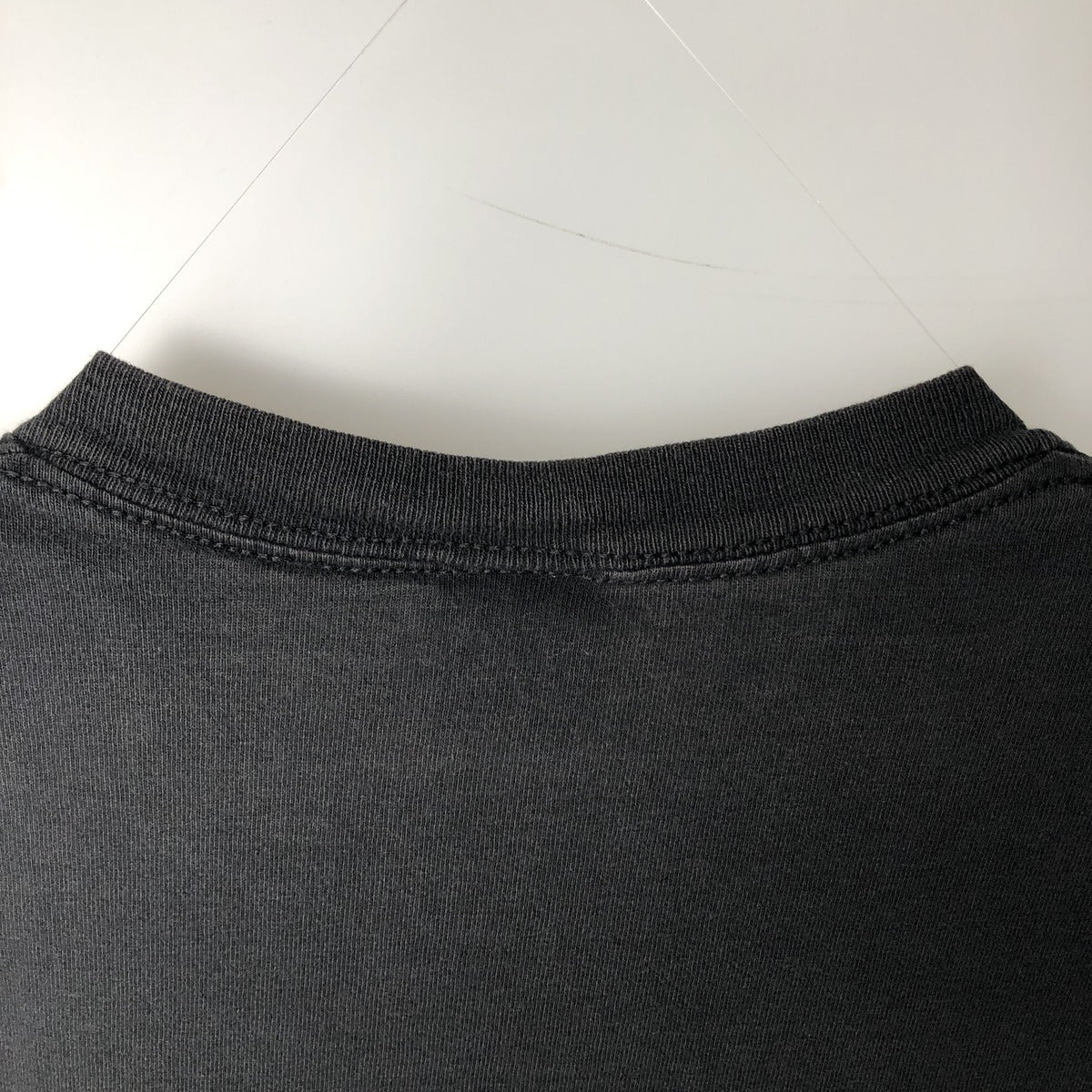 00'S Delta DELTA Message Print T-shirt Men's L size cotton black type Vintage Second Hand