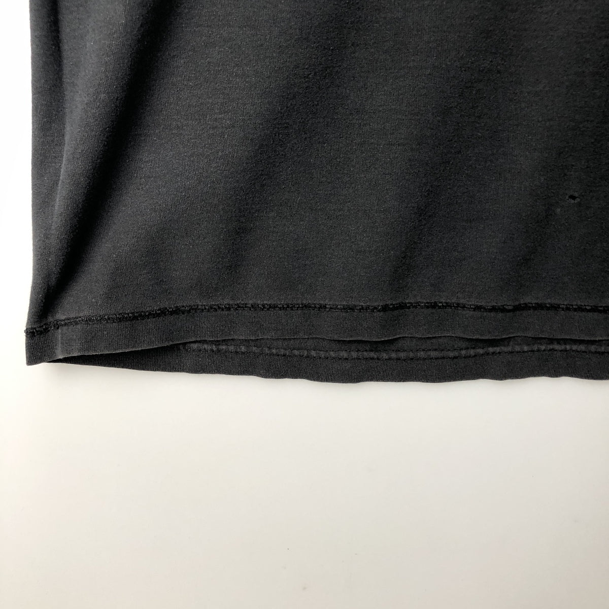 00'S Delta DELTA Message Print T-shirt Men's L size cotton black type Vintage Second Hand