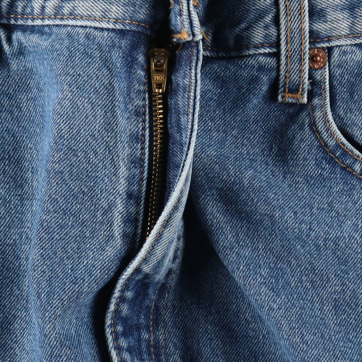 00'S Levi's 505 REGULAR FIT STRAIGHT LEG tapered denim pants for men, size w36 cotton blue type Vintage Second Hand
