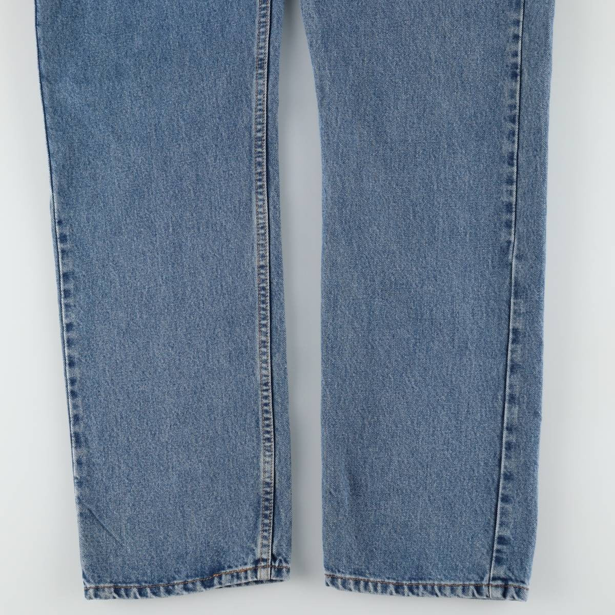 00'S Levi's 505 REGULAR FIT STRAIGHT LEG tapered denim pants for men, size w36 cotton blue type Vintage Second Hand