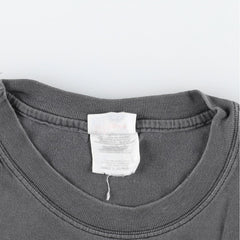 00'S Hanes BEEFY-T Printed T-shirt, Men's L size cotton Charcoal Vintage Second Hand