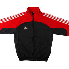 00'S adidas jersey track jacket, men's size M cotton black type Vintage Second Hand