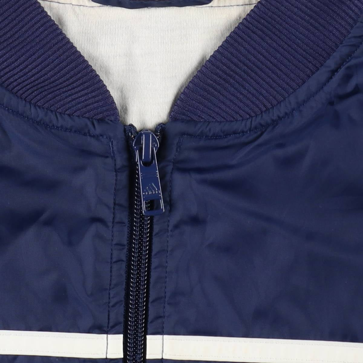 00'S Adidas nylon jacket, men's size L Nylon navy blue type Vintage Second Hand