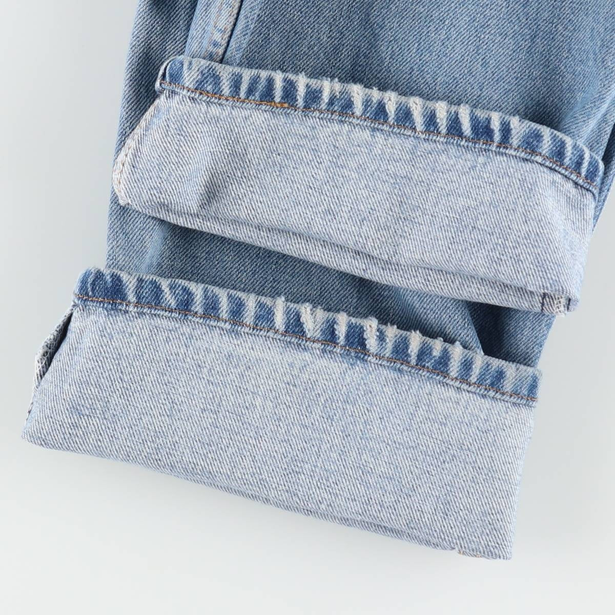 00'S Levi's 505 REGULAR FIT STRAIGHT LEG tapered denim pants for men, size w32 cotton blue type Vintage Second Hand
