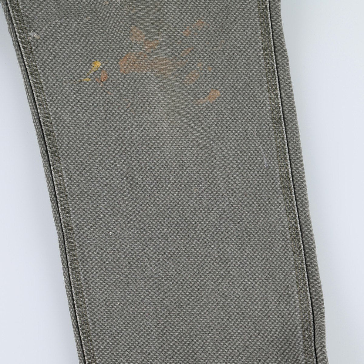 00'S Carhartt Dungaree Fit Duck Painter Pants Men's W34 equivalent cotton Khaki type Vintage Second Hand