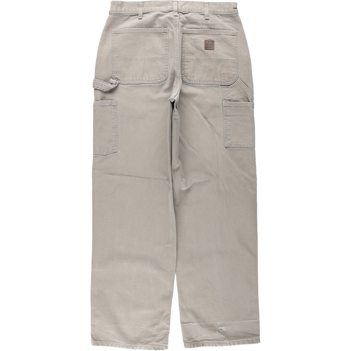 00'S Carhartt Dungaree Fit Duck Painter Pants Men's W32 equivalent cotton Beige type Vintage Second Hand
