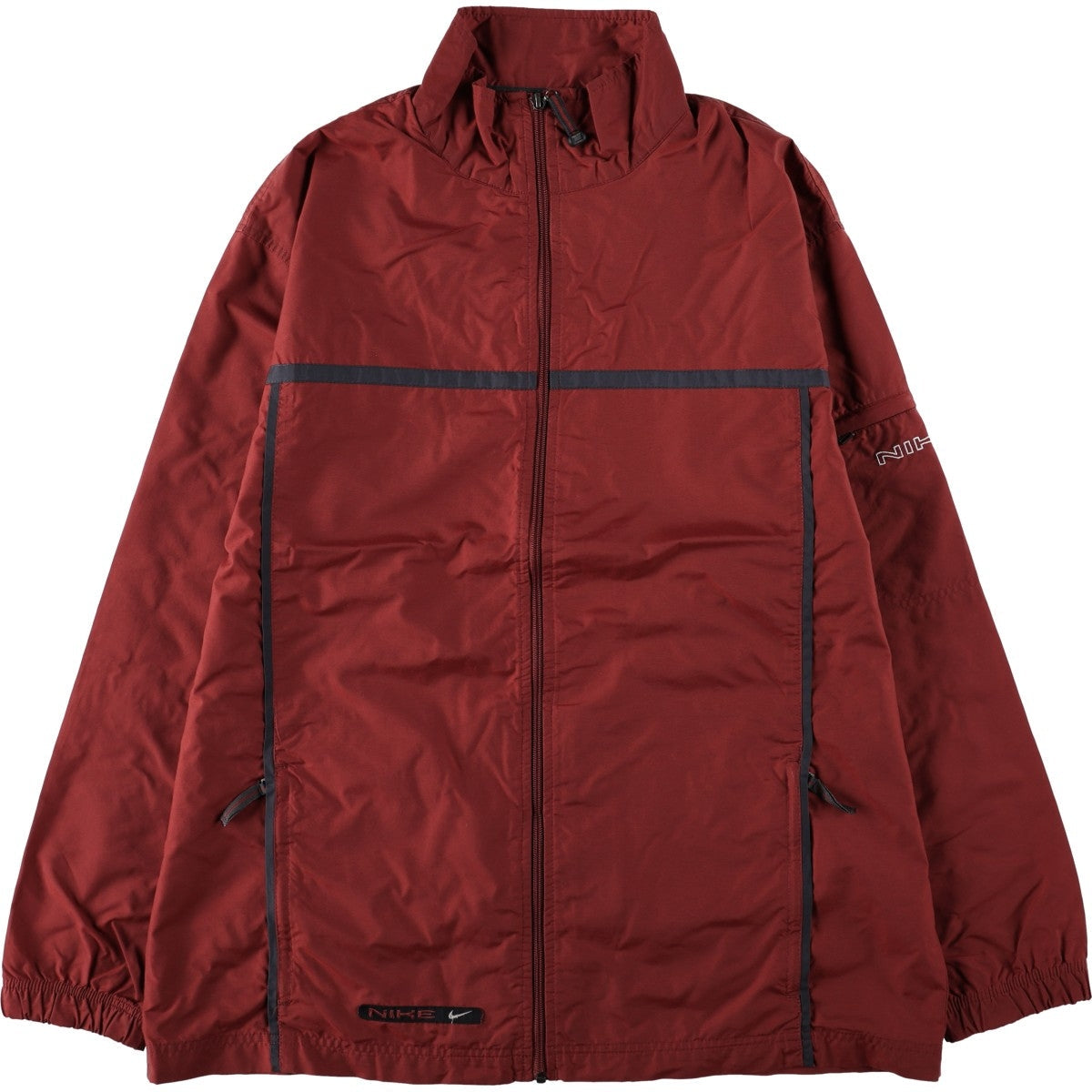 00'S Nike Nylon Jacket Men's XL Nylon red type Vintage Second Hand