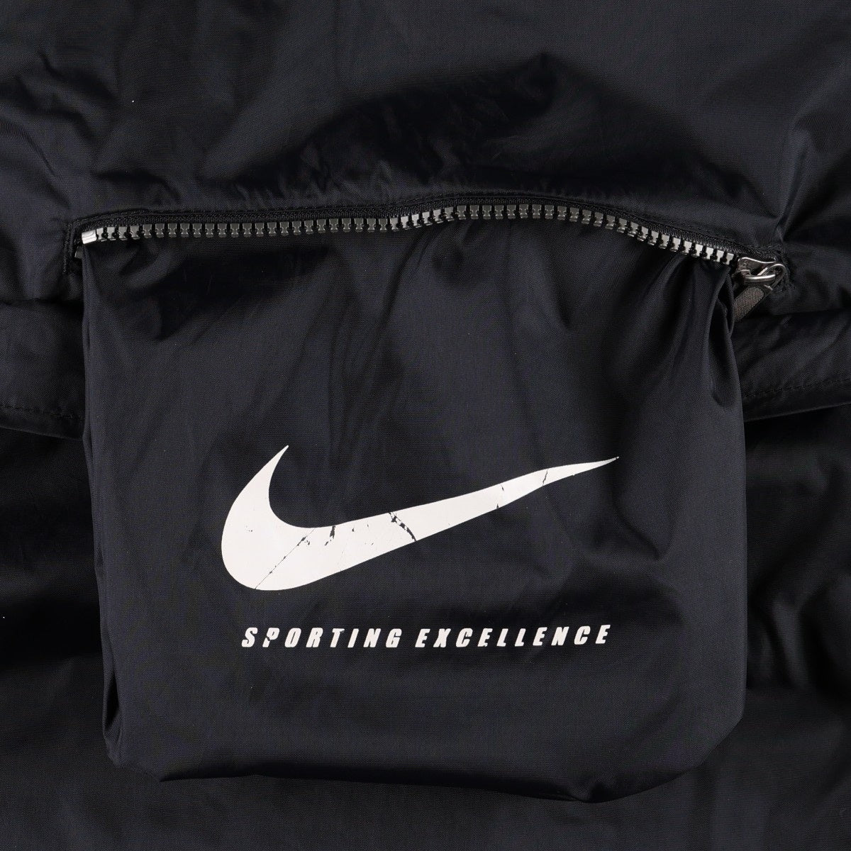 00'S Nike Nylon Jacket Men's M size Nylon black type Vintage Second Hand
