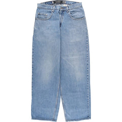 00'S Levi's SILVER TAB BAGGY tapered denim pants for men, size w32 cotton blue type Vintage Second Hand